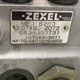 107049-3071R (9-411-612-168; 107492-2072; ME741659; ME015260; 669R950731) Rebuilt Zexel Bosch Fuel Injection Pump Fits Mitsubishi Truck Engine - Goldfarb & Associates Inc