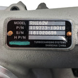 119773-18010N (MYAX; E61CAD-S0022B; VC720022; VAX10016; 19773-18011) New IHI RHE62W Turbocharger Fits 1998- Yanmar Marine with 6LP-DTE, 6LP-DTZE, 6LPA-DTEP, 6LPA-DTZEP 41.66L, 4166 ccm, 6 Cylinders 254 HP Diesel Engine - Goldfarb & Associates Inc