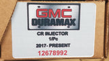 12678992 (42B02694) New Fuel Injector fits GM Duramax Engine - Goldfarb & Associates Inc
