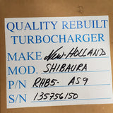 135756150R (135756150R) Rebuilt New Holland (AS9) Turbocharger fits IHI Engine - Goldfarb & Associates Inc