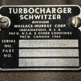 156224R Rebuilt Schwitzer 4LF754 Turbocharger fits Diesel Engine - Goldfarb & Associates Inc