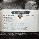 170245R (0R7255; 171475, 179609, 1380-970-0115, 1380-988-0115, 13809700115, 13809880115; 152-7460, 1527460, 0R7255, 0R9992, 1527460, 187-4446) Rebuilt Schwitzer S330W057 Turbocharger Fits 1999 7.0L, 7000 ccm 3126, 3126E Caterpillar Marine Engine - Goldfarb & Associates Inc