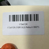 173415R (10R1063; 222-4756; 178196; OR-0184; 204-6520; OR0184; 2046520; 172315) Rebuilt BorgWarner 3K Schwitzer BWTS S310G085 Turbocharger Fits 2002-07 CAT 300/350 HP 1800 RPM Truck with C-10 10.0L, 10000 ccm Diesel Engine - Goldfarb & Associates Inc