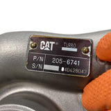 205-6741R (49179-02350) Rebuilt Mitsubishi Caterpillar TD06H-16M Turbocharger fits 320C Engine - Goldfarb & Associates Inc