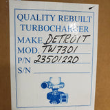 23501220R (465251-0002) Rebuilt TW7301 Turbocharger fits Detroit Marine Engine - Goldfarb & Associates Inc