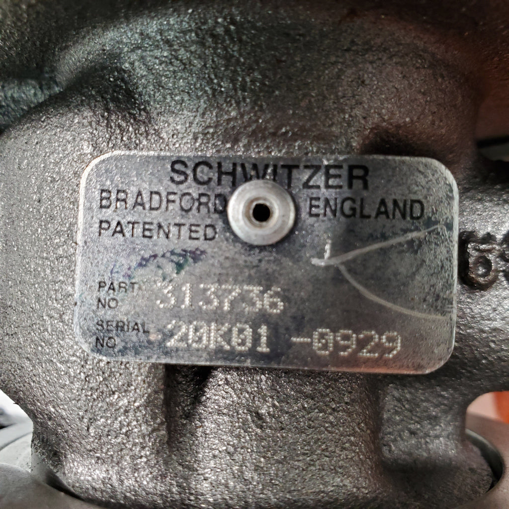 313736R (836740610) Rebuilt Schwitzer S1B Turbocharger fits Valmet Sisu Engine - Goldfarb & Associates Inc