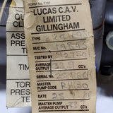 3241F950DR (2643C198) New Perkins DPA Injection Pump fits Lucas CAV Engine - Goldfarb & Associates Inc