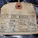 3247F200DR (37889; 91041082; R91041082) New Lucas CAV DPA Injection Pump Fits Perkins, Massey F, Vauxhall/Opel4.154V Diesel Engine - Goldfarb & Associates Inc