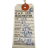 3249F552DR (3354779) New Lucas CAV DPA Injection Pump fits Perkins Vauxhall; Opel Engine - Goldfarb & Associates Inc