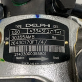 3343F370N (2643C170) New Delphi Injection Pump Type 550 Fits Perkins Diesel Engine - Goldfarb & Associates Inc