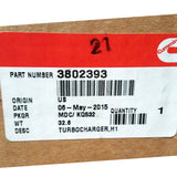 3802393N (3531812) New Holset WH1E Turbocharger fits Cummins Engine - Goldfarb & Associates Inc