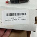 0-432-191-391R (3948523) Rebuilt Bosch 24V Fuel Injector fits Cummins 5.9L Engine - Goldfarb & Associates Inc