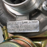 454083-0002N (454083-5002S; 028145701Q; GA3028145701Q) New Garrett GT1544S Turbocharger Fits 1991 - 2010 Volkswagen, Seat (Golf, Caddy, Passat, Polo, Sharan, Vento, Toledo, Cordoba, Ibiza, Alhambra) 1.9L 1Z, AHU, AGR, ALE, ALH, TDI 90 Diesel Engine - Goldfarb & Associates Inc