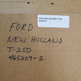 465209-0002R (87800039) Rebuilt Garrett T250-05 Turbocharger fits New Holland Engine - Goldfarb & Associates Inc