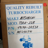 49174-00538R (ME050741) Rebuilt TD08 Turbocharger fits Mitsubishi Engine - Goldfarb & Associates Inc