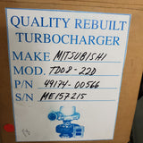 49174-00566R (ME157215) Rebuilt TD08-22D Turbocharger fits Mitsubshi Fuso Engine - Goldfarb & Associates Inc