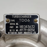 49179-00254R (ME083632) Rebuilt TD06 Turbocharger fits Mitsubishi Engine - Goldfarb & Associates Inc