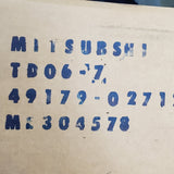 49179-02712R (ME304598; 49179-02710, 49179-02711, 49179-02713, 4917902712; ME303063, ME304031, ME304598, ME445047) Rebuilt Mitsubishi TD06-7 Turbocharger Fits 2004- Mitsubishi Fuso FK61FK, FM65F 278HP 17T 4AT, Various with 6M60 EURO 4 Engine - Goldfarb & Associates Inc