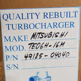 49185-04040AN (49185-04040AN) New TE06H-16M Turbocharger fits CAT Engine - Goldfarb & Associates Inc