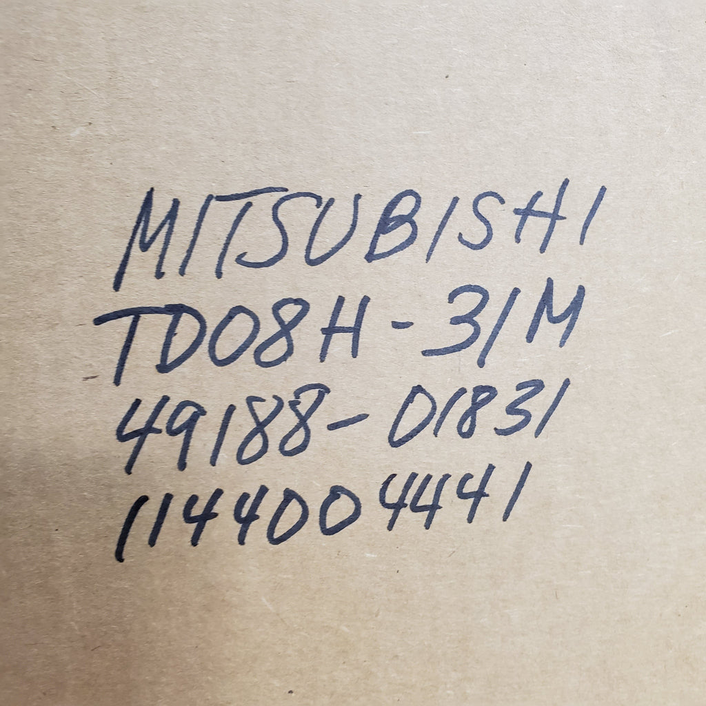 49188-01831AN (1144004441) New TD08H-31 Turbocharger fits Isuzu Engine - Goldfarb & Associates Inc