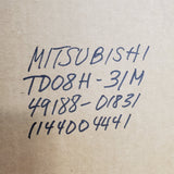 49188-01831AN (1144004441) New TD08H-31 Turbocharger fits Isuzu Engine - Goldfarb & Associates Inc