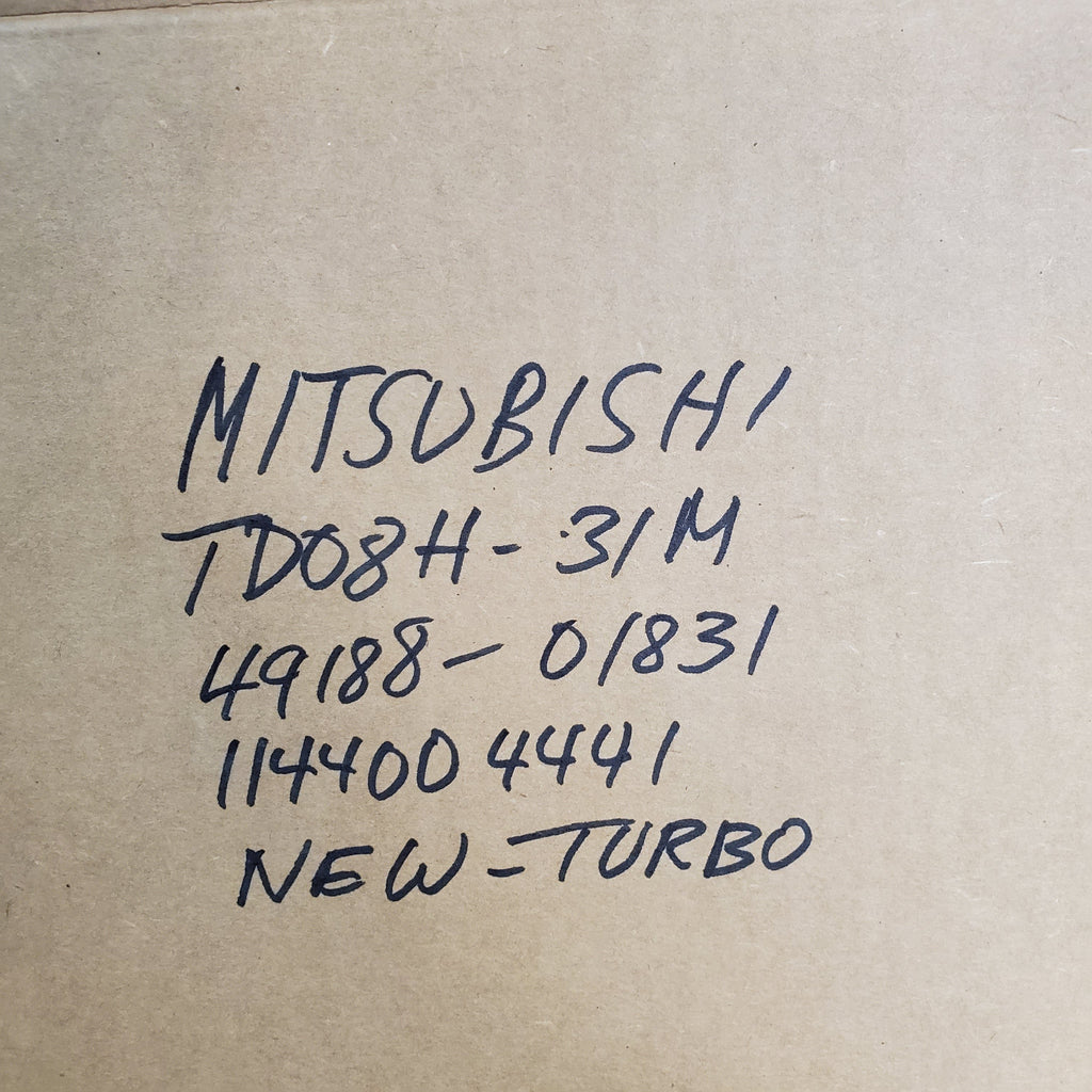 49188-01831AN (1144004441) New TD08H-31 Turbocharger fits Isuzu Engine - Goldfarb & Associates Inc