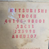 49198-98801N (49198-98801) New TD04H Turbocharger fits Mitsubishi Engine - Goldfarb & Associates Inc