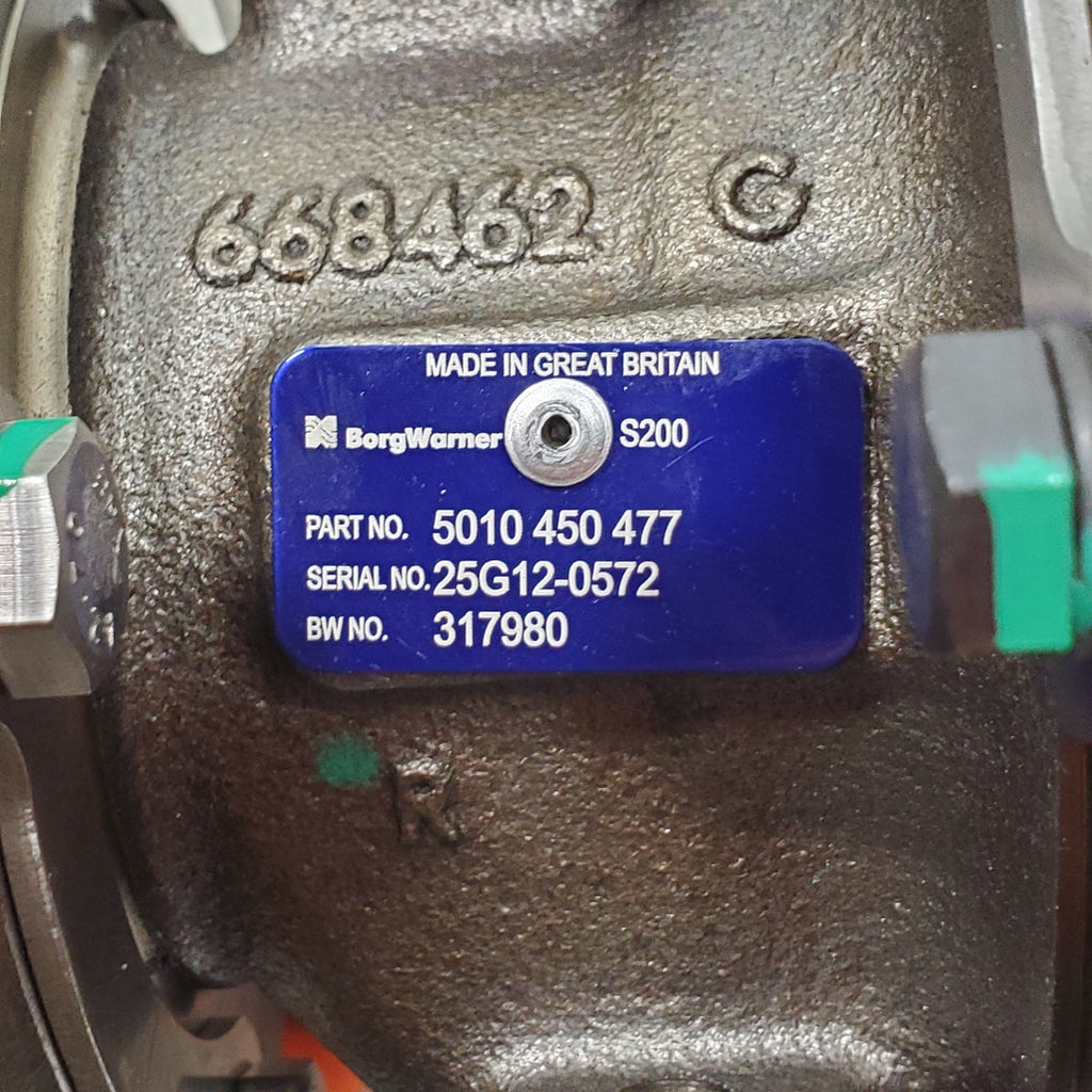 5010-450-477N (317980) New Borg Warner Turbocharger fits Renault Engine - Goldfarb & Associates Inc