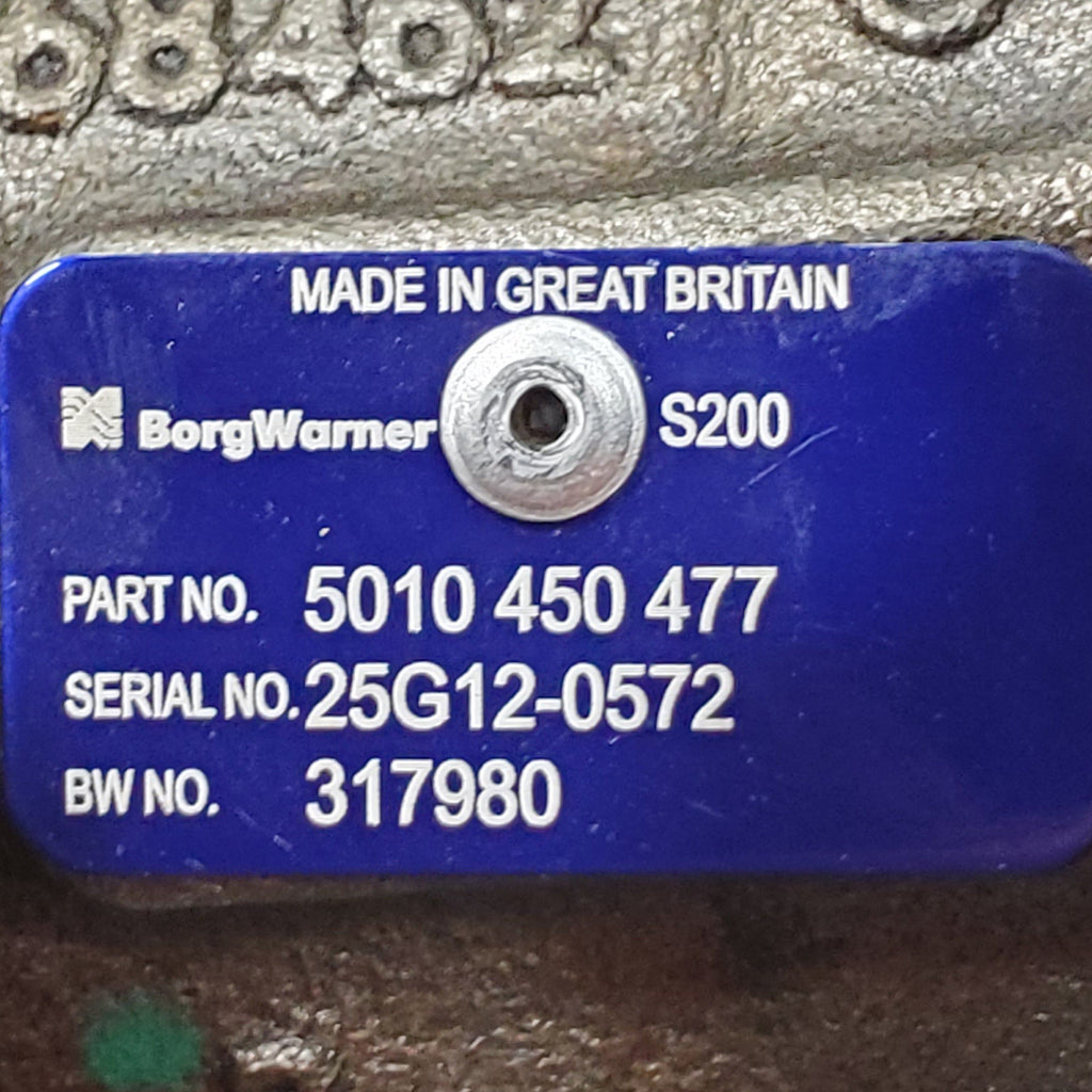 5010-450-477N (317980) New Borg Warner Turbocharger fits Renault Engine - Goldfarb & Associates Inc