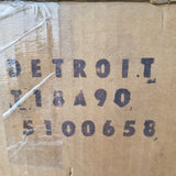 5100658R (5104478; 409750-0003; 409750-5003; 465950-5001; 5103294, R5103294, R5104478) Rebuilt AiResearch T18A90 Turbocharger Fits 1973- Detroit Diesel Industrial with 16V92TA 24.1L, 24100 ccm, V16 Cylinders - 880 KW 2100 Rpm Max Diesel Engine - Goldfarb & Associates Inc