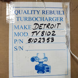 5102353R (465020-0002) Rebuilt AiResearch TV8102 Turbocharger fits Detroit Engine - Goldfarb & Associates Inc