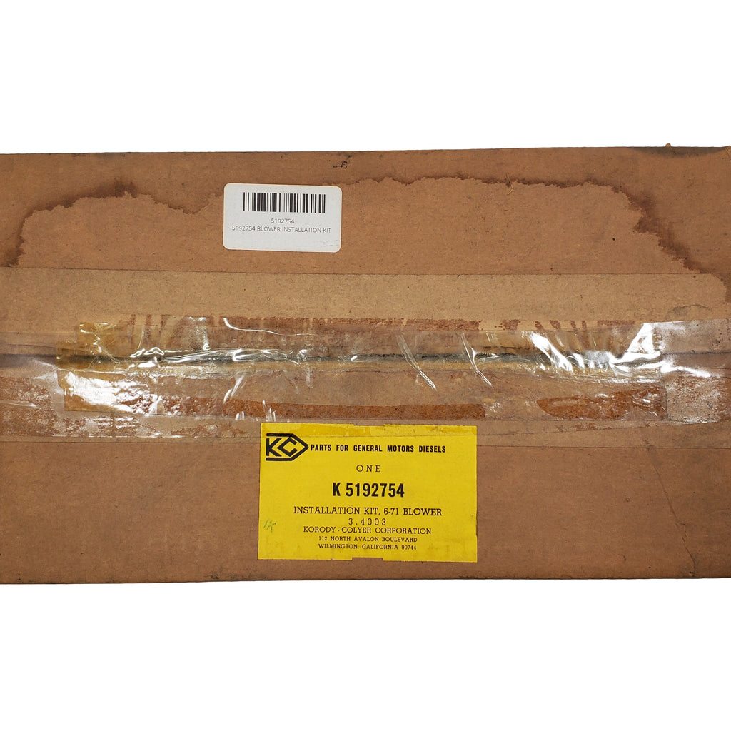 5192754 BLOWER INSTALLATION KIT 6-71 NEW - Goldfarb & Associates Inc