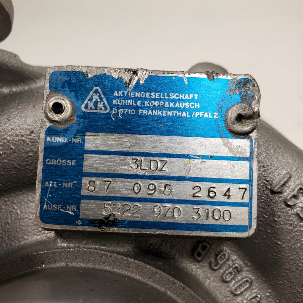 5222-970-3100R (93012301301) Rebuilt KKK 3LDZ Turbocharger fits Porsche Engine - Goldfarb & Associates Inc