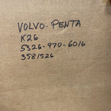 5326-970-6016R (3581528) Rebuilt KKK K26 Turbocharger fits VolvoPenta Marine Engine - Goldfarb & Associates Inc