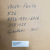 5326-970-6016R (3581528) Rebuilt KKK K26 Turbocharger fits VolvoPenta Marine Engine - Goldfarb & Associates Inc