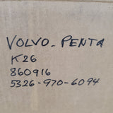 5326-970-6094R (3802082) Rebuilt KKK K26 Turbocharger fits VolvoPenta Marine Engine - Goldfarb & Associates Inc