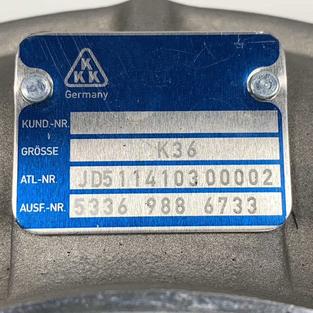 5336-988-6733N (1T341584LA) New KKK K36 Turbocharger fits Fincantieri Ship V1708T2 Engine - Goldfarb & Associates Inc