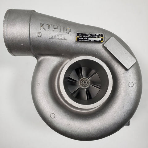 6505-51-5131R (6505515141) Rebuilt Komatsu KTR-110G Turbocharger fits Engine - Goldfarb & Associates Inc