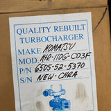 6505-52-5370R (6505525370R) Rebuilt KTR-110G Turbocharger fits Komatsu Engine - Goldfarb & Associates Inc