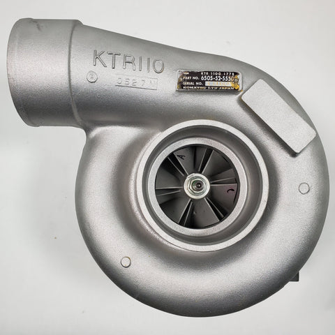 6505-52-5550R (6505525550R) Rebuilt KTR-110G Turbocharger fits Komatsu Engine - Goldfarb & Associates Inc