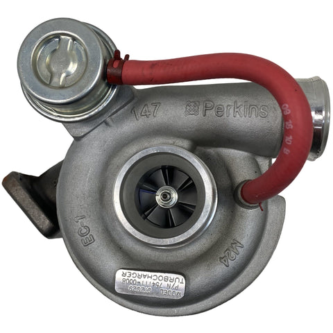 754111-0008N (2674A422) New Garrett Perkins GT2049S Turbocharger - 2005-06 Industrial Gen Set - Goldfarb & Associates Inc