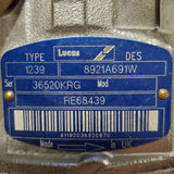 8921A691WDR (8921A690W through 8921A699W; RE68439) New Lucas CAV DP 201 6 Cylinder Fuel Injection Pump John Deere - Goldfarb & Associates Inc
