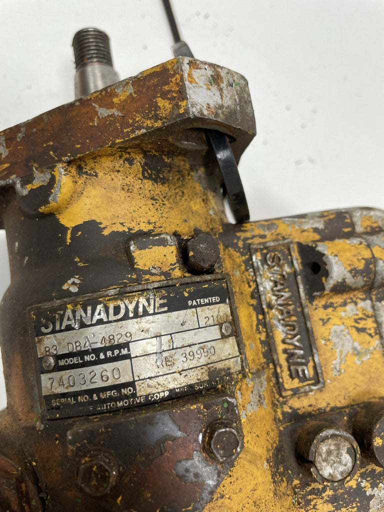 DB4427-4829 (04829 ; RE39990) Used Old Not Working Core Stanadyne Injection Pump fits John Deere 4045TT006 550G Crawler Engine - Goldfarb & Associates Inc