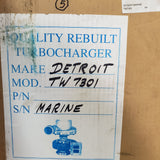23501220R (465251-0002) Rebuilt TW7301 Turbocharger fits Detroit Marine Engine - Goldfarb & Associates Inc