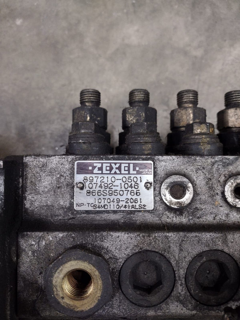 897210-0510 (107492-1046; 866S950765; 107049-2061) Used Old Zexel 4 Cy