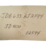 JDB633-2594DR (02594 ; AR61681; SE500550; JDB633MB2594) Rebuilt Stanadyne Injection Pump fits John Deere 6329 2840 4030 Tractor Engine - Goldfarb & Associates Inc