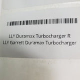 LLY Garrett Duramax Turbocharger Upgrade Rebuilt - Goldfarb & Associates Inc